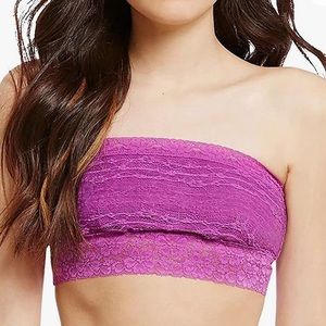 Free People Pink Lace Bandeau Bralette!